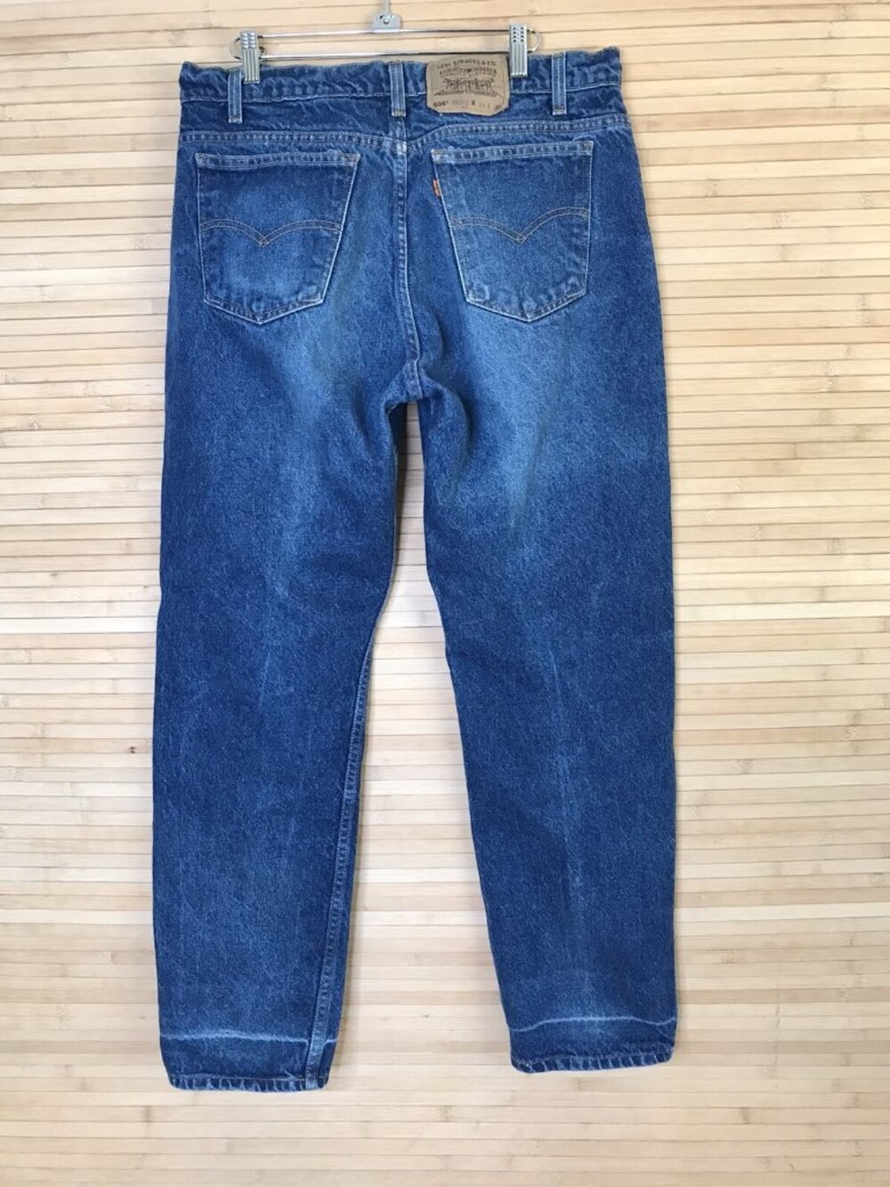 VTG Levis 505 Orange Tab 90s Denim Jeans 36x30 (act 34x30) Regular Fit Straight - Picture 4 of 12